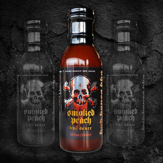 Smoked Peach BBQ Sauce 12 oz