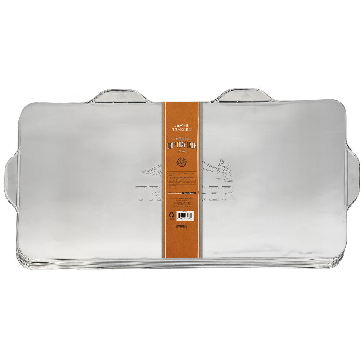 Traeger Timberline 1300 Pellet Grill Drip Tray Liner, Pack of 5