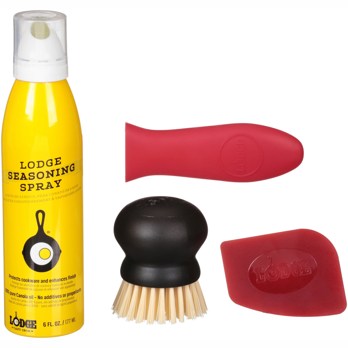Lodge Cast Iron Care Kit, Seasoned, One Size
