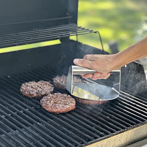 Outset Burger Smasher Stainless Steel Pack of 1