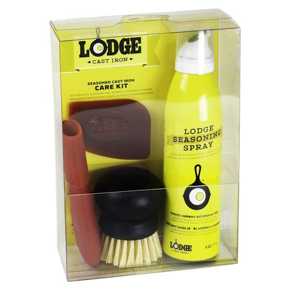 Lodge Cast Iron Care Kit, Seasoned, One Size