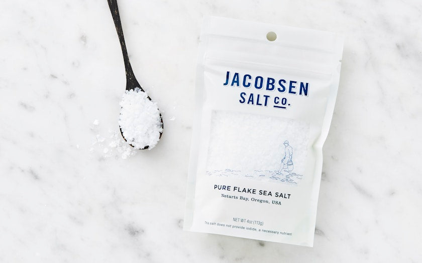 Jacobsen Salt Co. Pure Flake Sea Salt, 4 oz