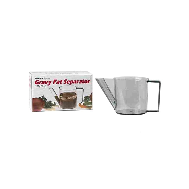 FOX RUN Fat/Gravy Separator Clear Polycarbonate 1-1/2 Cups