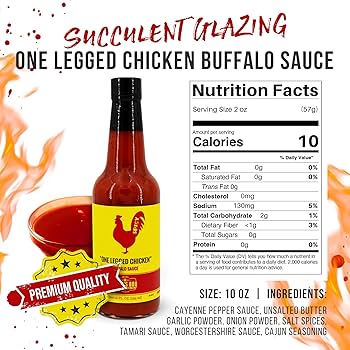Lane's One Legged Chicken Buffalo Sauce, 10 Fl Oz