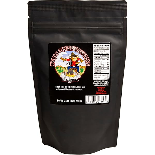 MEAT CHURCH Texas Chili Seasoning 8 oz