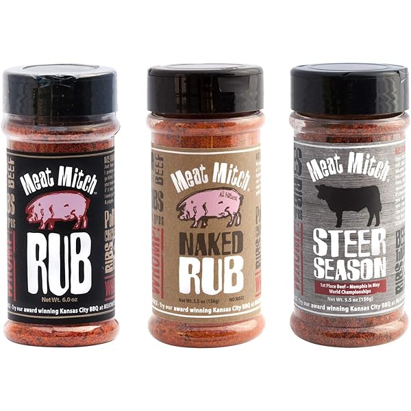 MEAT MITCH Rub Naked 5.5 oz 4 Pack
