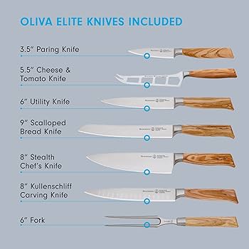 Messermeister Oliva Elite 8" Kullenschliff Carving Knife