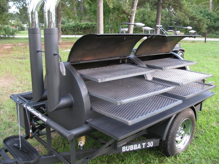 Outdoor BBQ Grill Smoker Stack