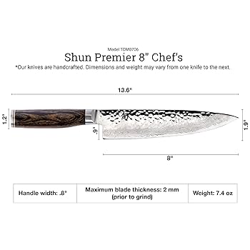 Shun Premier 8" Chef's Knife