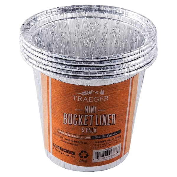 Traeger Pellet Grills Grease Bucket Liners 5-Pack