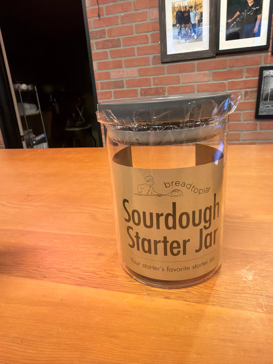 Sourdough starter jar