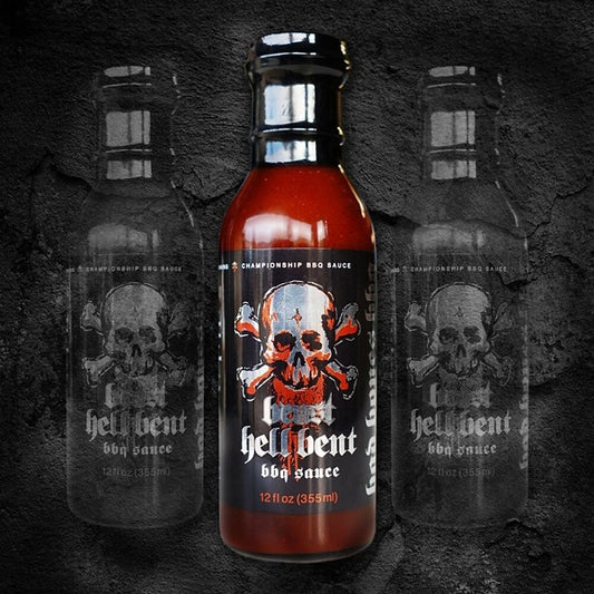 BAD BONES BBQ Hell Bent BBQ Sauce 12 oz