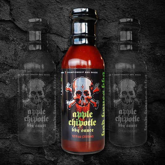 BAD BONES BBQ Apple Chipotle Sauce 12 oz