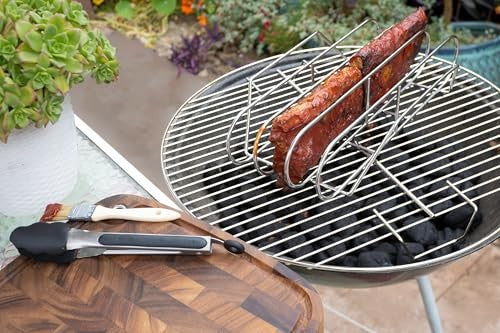 Outset XL Stainless Steel Rib Rack, Pack of 1