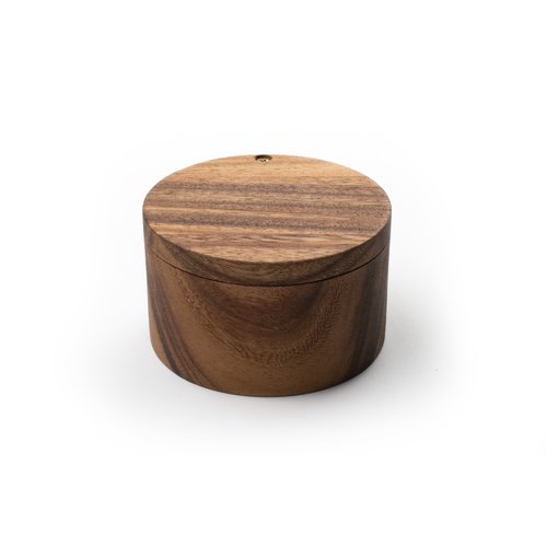 Ironwood Gourmet Acacia Wood Salt Cellar