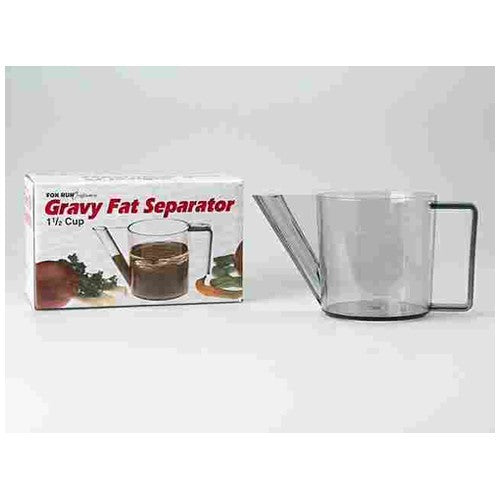 FOX RUN Fat/Gravy Separator Clear Polycarbonate 1-1/2 Cups