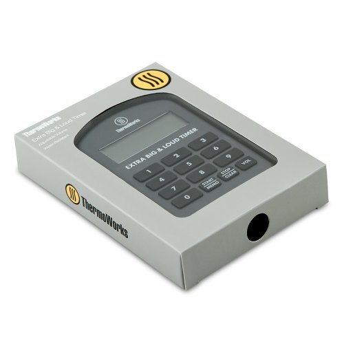 ThermoWorks Extra Big and Loud Timer Charcoal
