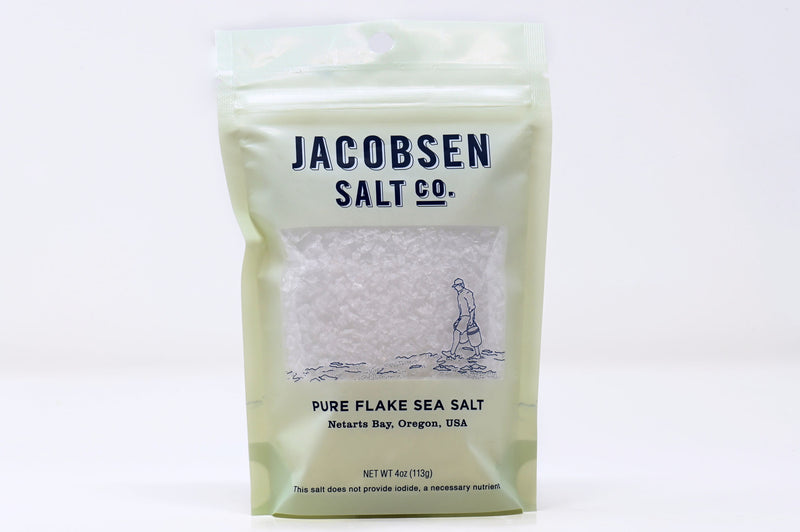 Jacobsen Salt Co. Pure Flake Sea Salt, 4 oz