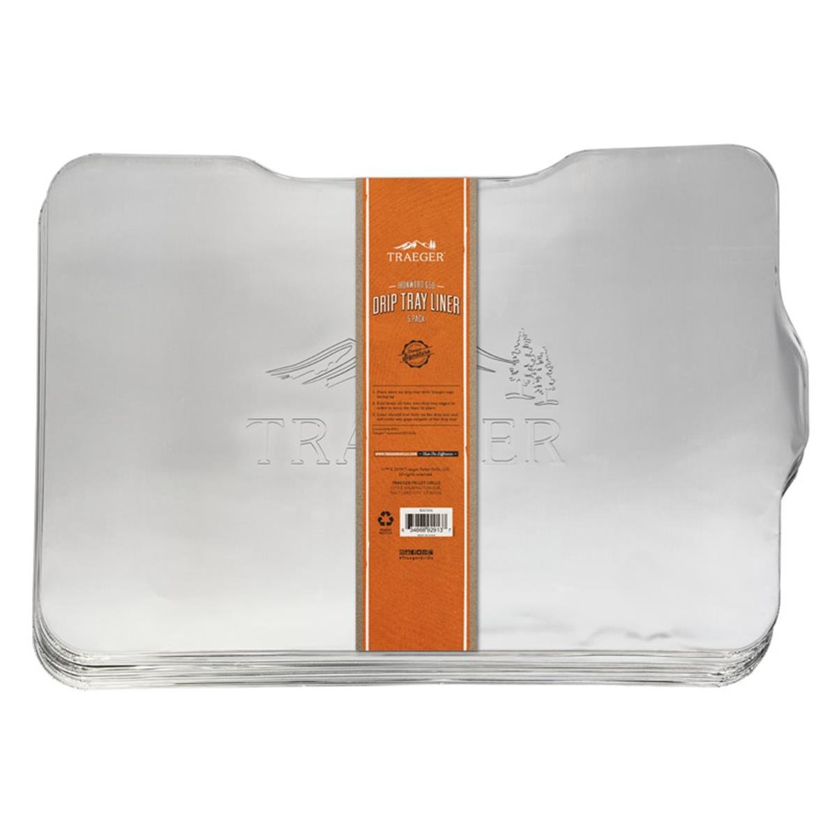 Traeger Drip Tray Liner for Ironwood 650, 21x15.5 in.