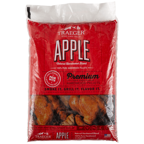 Traeger Grills Apple 100% All-Natural Wood Pellets