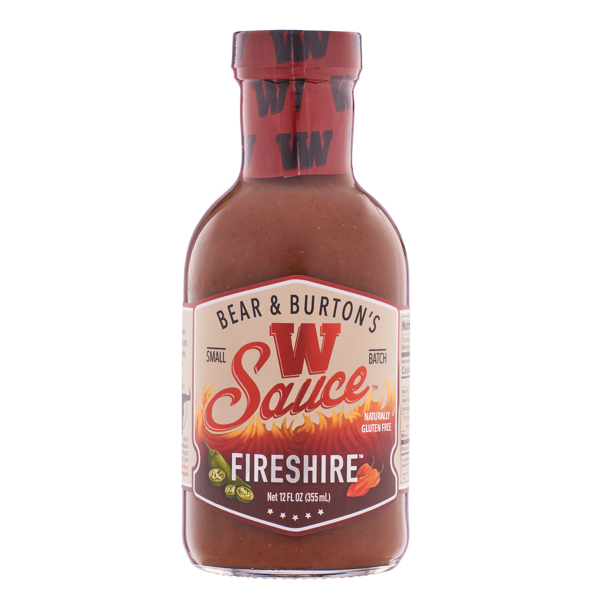 8088770 12 oz The W Bear & Burtons Fireshire Sauce