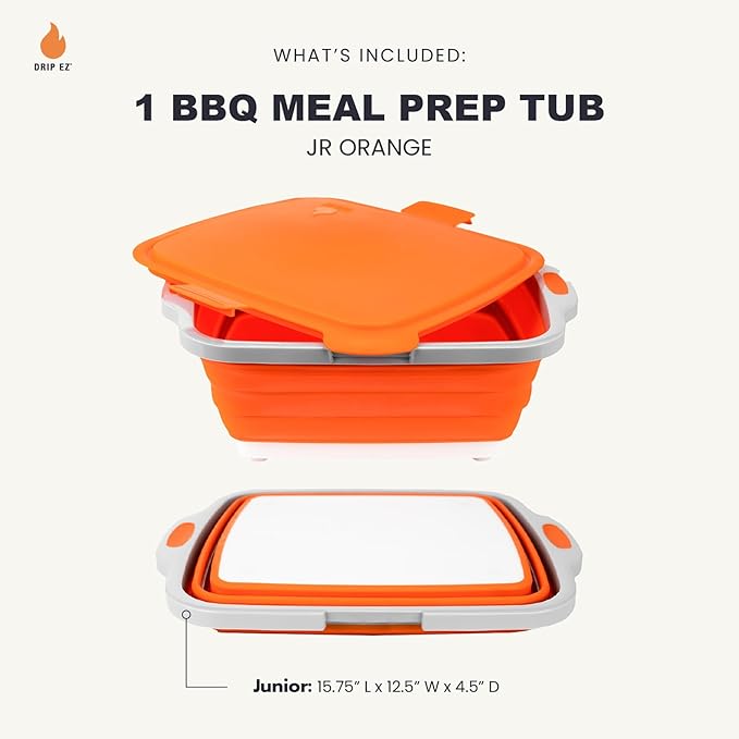 DRIP EZ BBQ Prep Tub V2 XL with Cutting Board