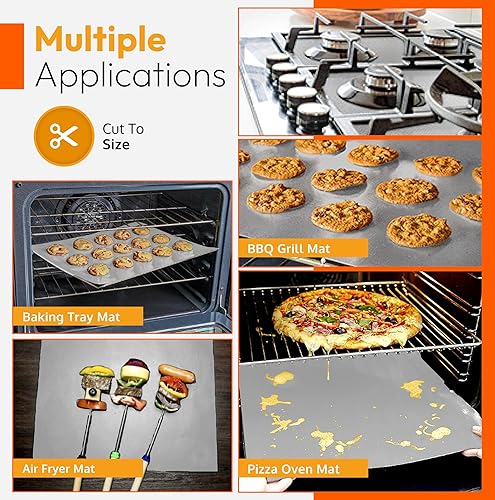 Groupon Grill Mats Non-Stick Heavy Duty Reusable BBQ
