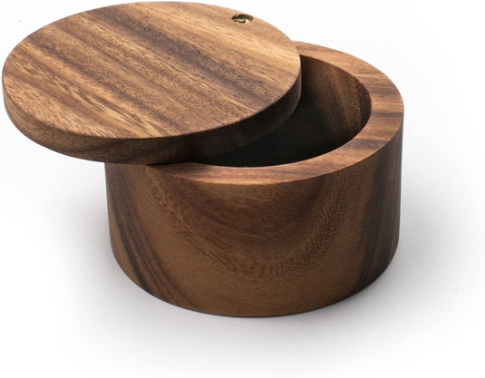 Ironwood Gourmet Acacia Wood Salt Cellar