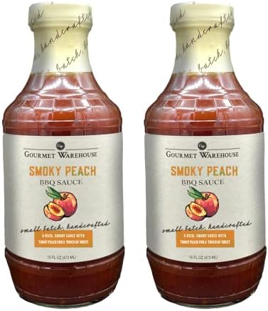 Smoked Peach BBQ Sauce 12 oz