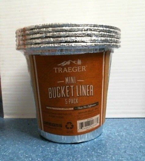 Traeger Mini Grease Bucket Liner 2.95 in Multi Pack