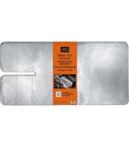 Traeger Pellet Grills Pro 780 Aluminum Drip Tray Liners, 5-Pack