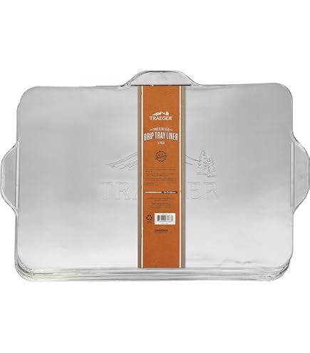 Traeger Timberline 850 Drip Tray Liner, Multi Size, 5 Pack