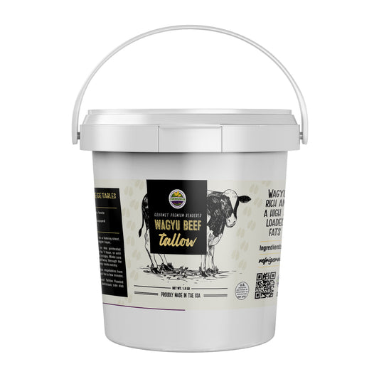 Cornhusker Kitchen Wagyu Beef Tallow 1.5 Pounds - (Premium Grass Fed