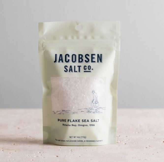Jacobsen Salt Co. Pure Flake Sea Salt, 4 oz
