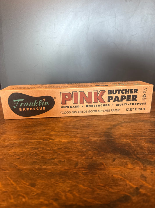 Franklin Barbecue Pink Butcher Paper