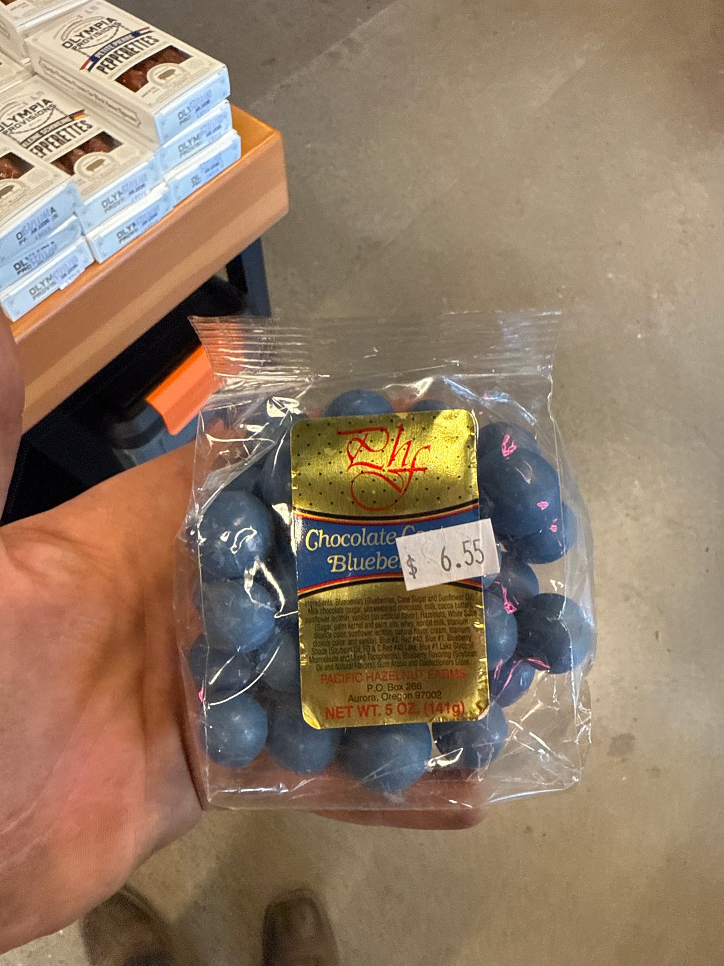 Pacific Hazelnut Chocolate Blueberries