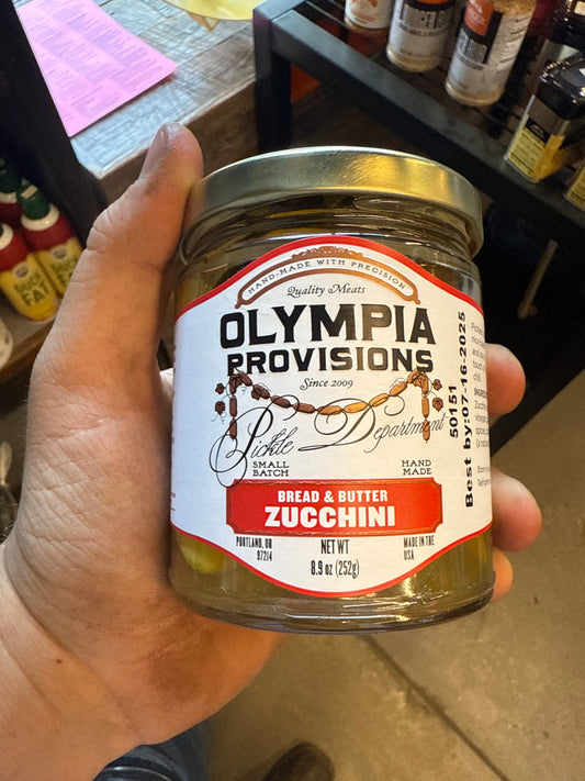 Olympia Provisions Bread & Butter Zucchini