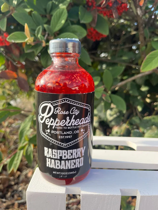 Rose City Pepperheads Raspberry Habenero Hot Sauce