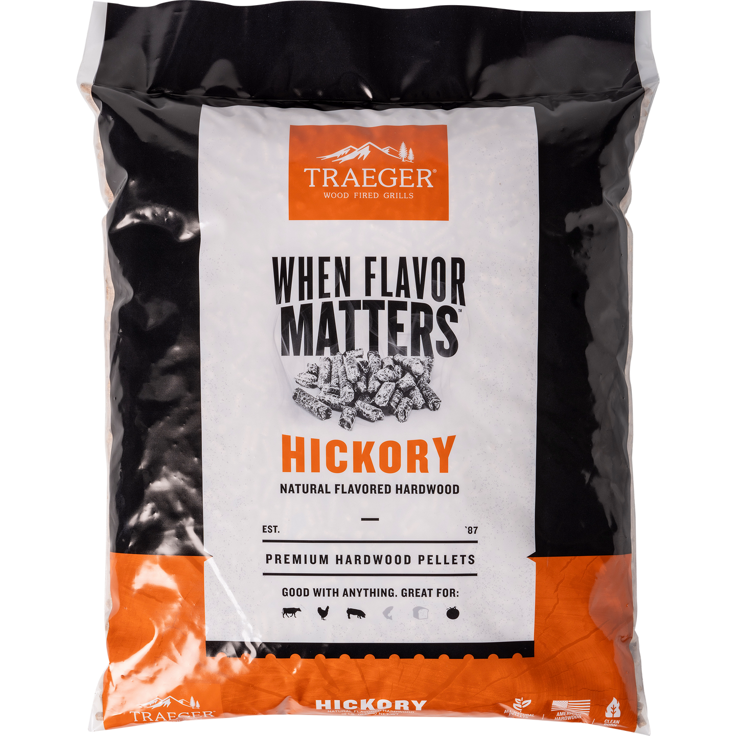 Hickory Barbeque Pellets