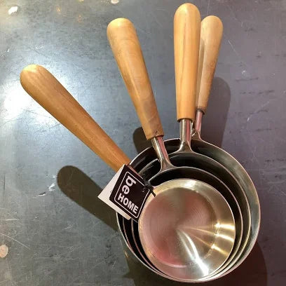 Measuring Cup Set With Wooden Handle
